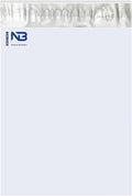 NB 12x15.5 Inch – 100 Pcs White Poly Mailers Strong Adhesive Self-Seal Shipping by NimbusBrothers