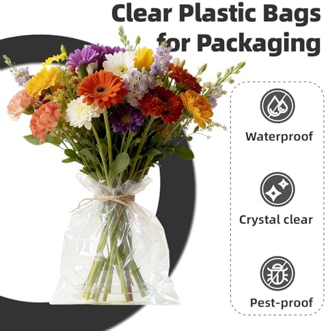 100 Count 9x12 Thick Self Sealing Cellophane Bags - Image 5