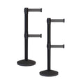 Crowd Control Warehouse CCW Series RBB-100D Set of 2 Stanchion Retractable Belt by Crowd+Control+Warehouse