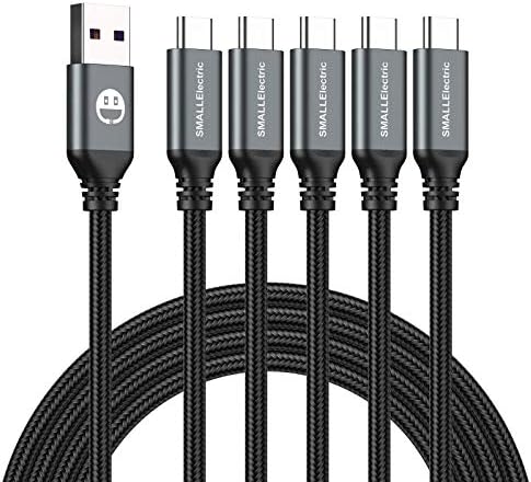USB to USB C Cable 3FT 5 Pack, Type C Fast Charger Cord by SMALLElectric