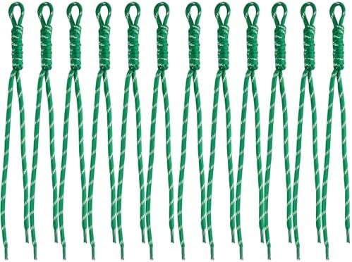 Paracord Keychain Paracord Bag Charm 12pcs Braided Nylon Rope Keychain Cord for Bag Purse Backpack Handbag by Cmidy