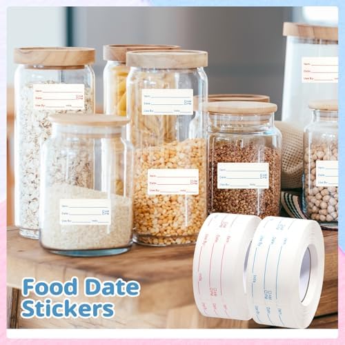 8 Rolls 4000 Pieces Removable Food Labels - Image 7