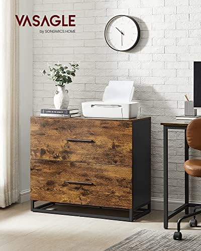 VASAGLE Lateral File Cabinet, Home Office, 2 -Drawer Filing Cabinet - Image 2