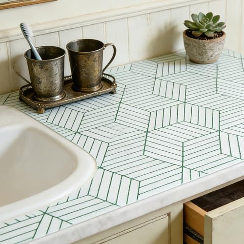 Shelf Liners for Kitchen Cabinets 17in x 20FT, Non Adhesive Cabinet Liner - Image 2