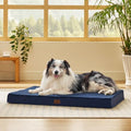 Bedsure XL Dog Bed for Crate, Pet Bed with Washable Cover, 41x27 Inch Navy by BEDSURE