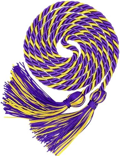 Graduation Cords Purple Gold Cords for Graduation 2026 Graduation Honor Cords (Mixed Purple and Glod) by Pseutio