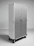 Heavy Duty Storage Solid Stainless Steel Cabinet by Unknown