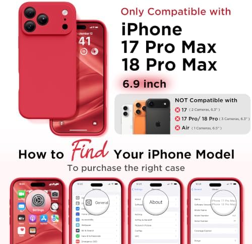 GolbinBox Magnetic for iPhone 18 Pro Max Case/17 Pro Max Case, Red - Image 2