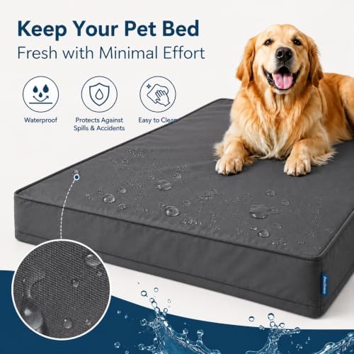 WNPETHOME Outdoor Waterproof Dog Bed Large Sized, Washable Creat Pad 36" - Image 3