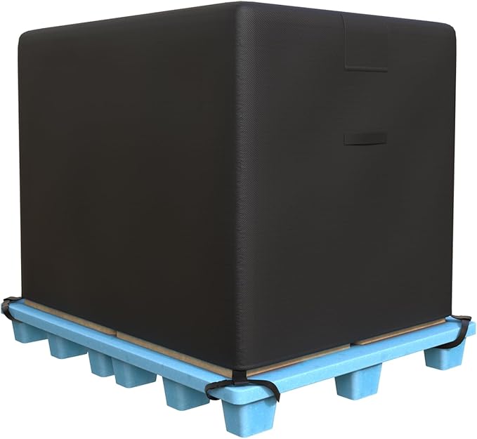 Water Resistant Pallet Cover, 420D Heavy-Duty Zipper Pallet Cover to fit by GNarbor