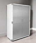 Heavy Duty Storage Solid Stainless Steel Cabinet by Unknown