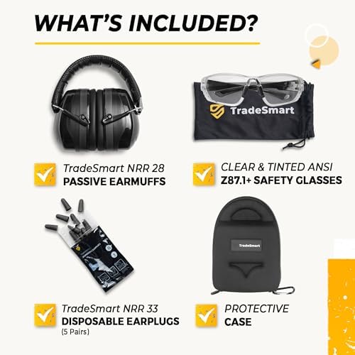 TradeSmart Shooting Ear & Eye Protection Kit, Combined NRR 38 - Image 2
