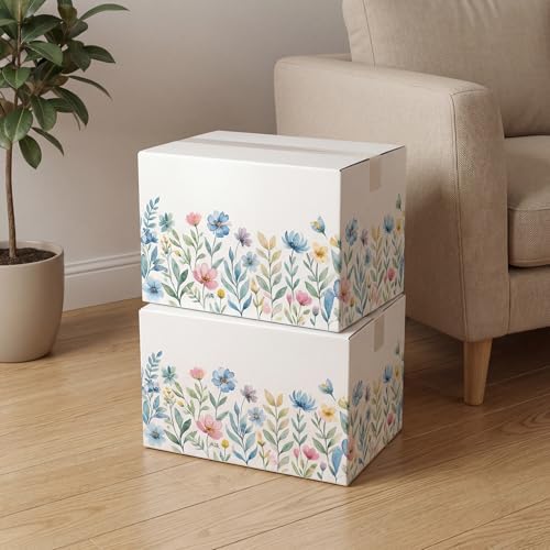 Hoikwo 15 Packs 12x9x8 Large Thin White Shipping Boxes - Image 6