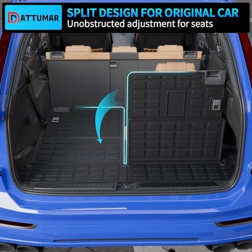 Cargo Mat & Backrest Mats for 2010-2024 Toyota 4 Runner 7 Seat - Image 3
