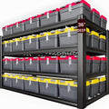 36" D Storage Shelves, 68" W Garage Shelving Heavy Duty Metal Adjustable Garage Shelves, Shelving Units Industrial Shelving for Warehouse, 68" W x 36" D x 68" H,Black by SKZNSA