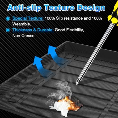 CRV Cargo mat - Trunk Mat for Honda CRV 2023-2026 (Include Hybrid), All Weather Trunk Mat for CRV Accessories, Heavy Duty Rubber Mats, Car Accessories - Image 4