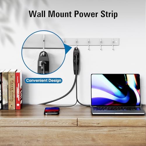 K KASONIC 12 FT 3 Outlet Extension Cord, 16/3 SJTW Grounded Cord, Black - Image 4