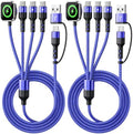 4 IN 2 Multi Charging Cable with 3 USB-C/iWatch Charger, Travel Essentials by MPATIBY