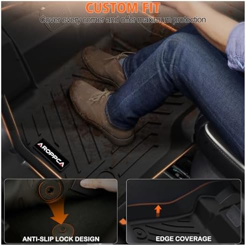 Floor Mats Cargo Liner for Ford Mustang 2015-2025 (NOT for Mach-E) - Image 4