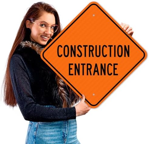 Construction Entrance Sign, (SI-77159) - Image 2