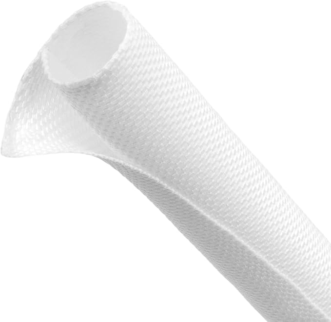 Automotive Wire Loom Tubing, Split Braided Cord Protectors from Pets No Chew by ConveniencetoYourLife