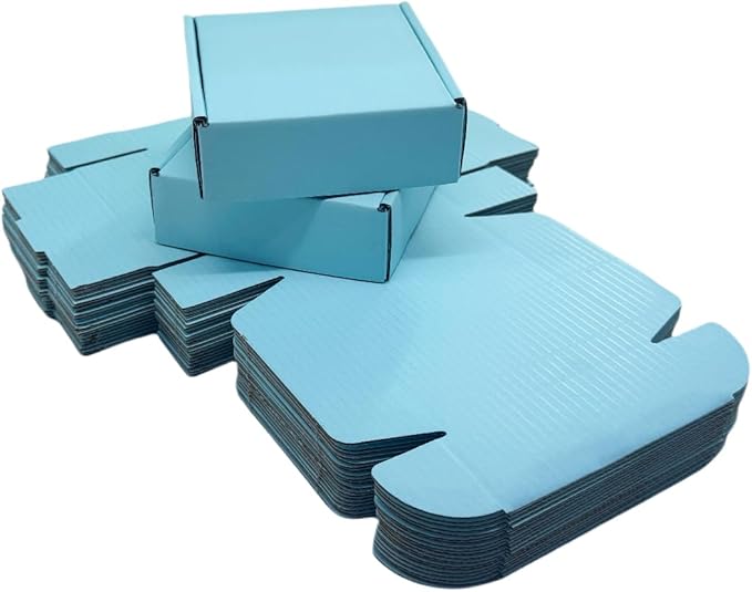 15 Pcs 6 x 6 x 2 inches Corrugated Cardboard Gift Boxes Recyclable Shipping - Image 4