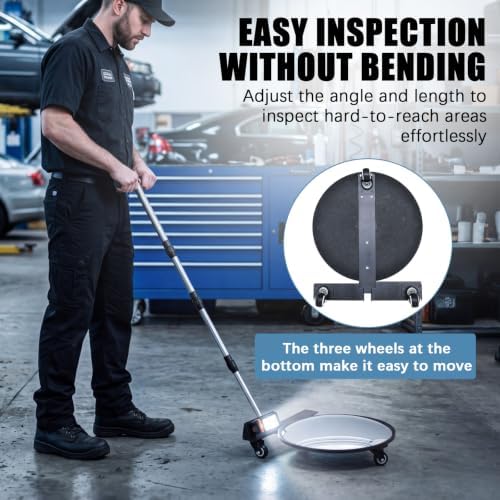 Barydat 1 Pack 16 Inch Under Vehicle Inspection Mirror - Image 5