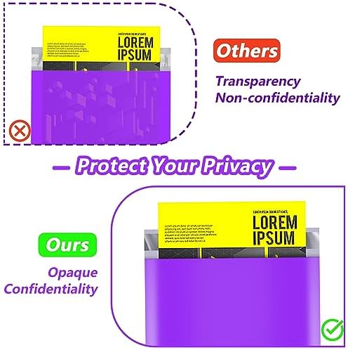 JinRuiKJ Thank You Poly Mailers 10x13 Inch, 25 PCS, Purple - Image 5