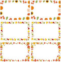 210 Pcs Fall Name Tag Stickers -3''x 2'' Self Adhesive Pumpkin Maple Leaves Name Stickers Gift Tag Labels for Fall Thanksgiving Classroom Party Gift Crafts Decor Envelope Packages Seals by TENDFINE