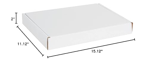Box USA 15" Deluxe Shipping Boxes 15 1/8"L x 11 1/8"W x 2"H, Gifts or Bulk - Image 10