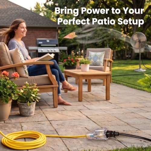 GEARit 100 Ft 16 Gauge Extension Cord SJTW OFC Copper ETL 13A 125V Grounded - Image 4