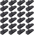 Jiozermi 24 Pcs Tarp Clips for Secures Outdoor Camping, Black by Jiozermi
