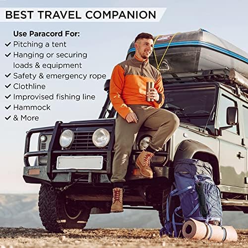 Paracord Rope 550 lb 4mm – Parachute Cord – Utility Camping Rope - Image 6