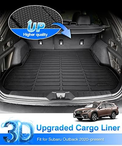 Cartist Cargo Liner Compatible with 2020-2023 2024 2025 Outback All Weather Rear Trunk Mat for Outback High Side Waterproof Heavy Duty - Image 2
