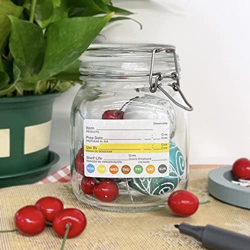 L LIKED Dissolvable Label Shelf Life for Food Rotation Use by Stickers 2 x 3 Inch Roll of 250 Labels - Image 6