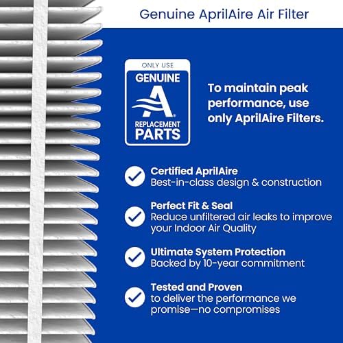 Genuine AprilAire 410 Replacement Filter for AprilAire Whole House Air Purifiers - MERV 11, Clean Air & Dust, 16x25x4 Air Filter (Pack of 8) - Image 6