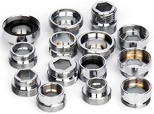 Faucet Water Aerator Adapter, Brass Tap Water Filter Aerator Connector, 16mm to 22mm NPT Thread Adapter (Female to Male) - Image 7