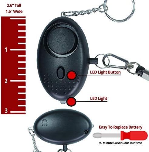 Police Strength OC Pepper Spray for Running, Lightweight Compact Self Defense Wristband Ideal for Women Runners, Joggers & Walkers w/ID Card, LED Light & Reflective Edging - Image 2