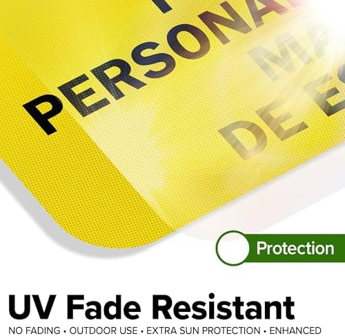 Caution Personal Protective Equipment Required Beyond This Point Bilingual Osha Sign, 18x24 Inches, 3M EGP Reflective .080 Aluminum, Fade Resistant, Made in USA by My Sign Center - Image 4