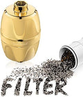 Aqua Elegante Chlorine Shower Water Filter - Polished Brass by AquaElegante