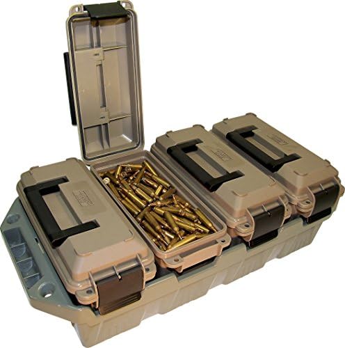 MTM AC4C 4-Can Ammo Crate, 30 Caliber, Dark Earth/Army Green - Image 2