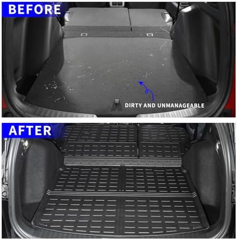 Rongtaod Cargo Mat & Backrest Mats for 2023-2026 Honda CRV with Upper Deck - Image 2