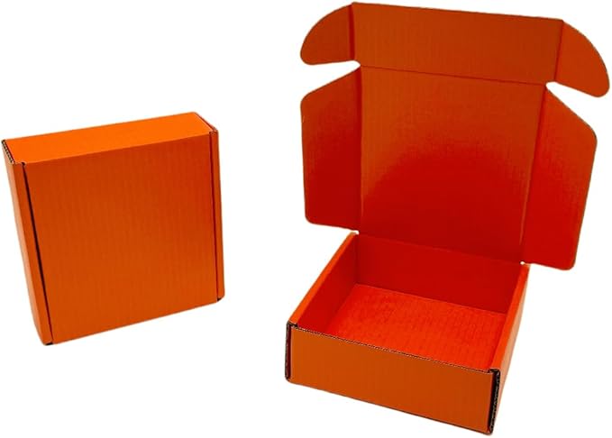 15 Pcs 4.7 x 4.7 x 1.6 Inches Mini Size Corrugated Cardboard Gift Boxes - Image 6