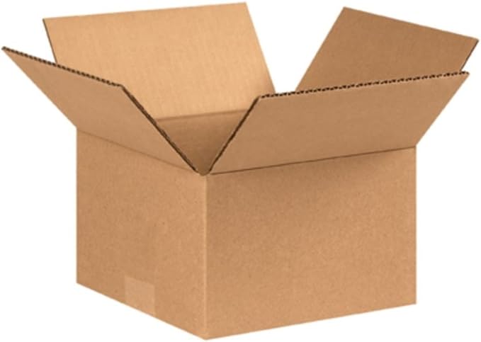 Secure Seal - 9x9x5 Pack of 25 Corrugated Cardboard Packing Shipping Mailing by Secure+Seal