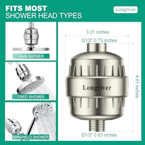 Longriver R7 Shower Filter High Put Shower Water Filter for Hard Water - Image 6