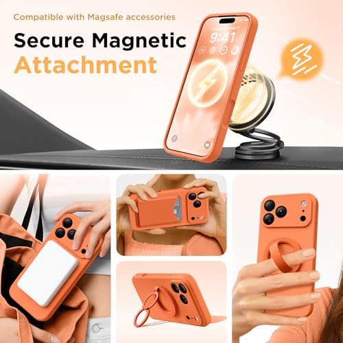 GolbinBox Magnetic for iPhone 18 Pro Case/17 Pro Case, Starry Orange - Image 4