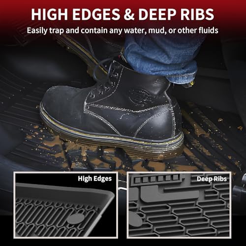 LASFIT Floor Mats for Ford Mustang Mach-E 2026 2025 2024 2023 2022 2021 - Image 4