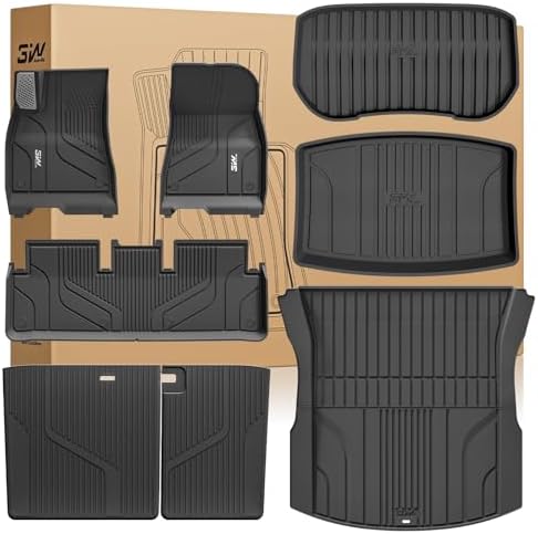 3W Floor Mats with Metal Pedal for Tesla Model 3 Highland 2024-2026 by 3W