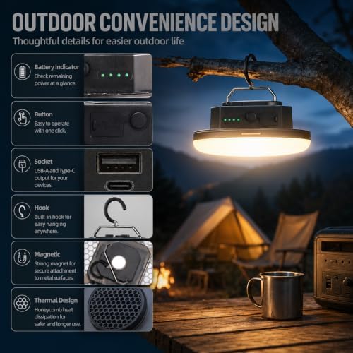 Rechargeable Camping Lantern with Remote Control - Image 6