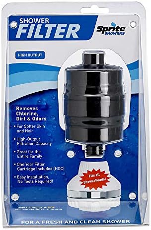 Sprite Showers HOB-ORB High Output Brass Shower Filter Water, bronze - Image 2